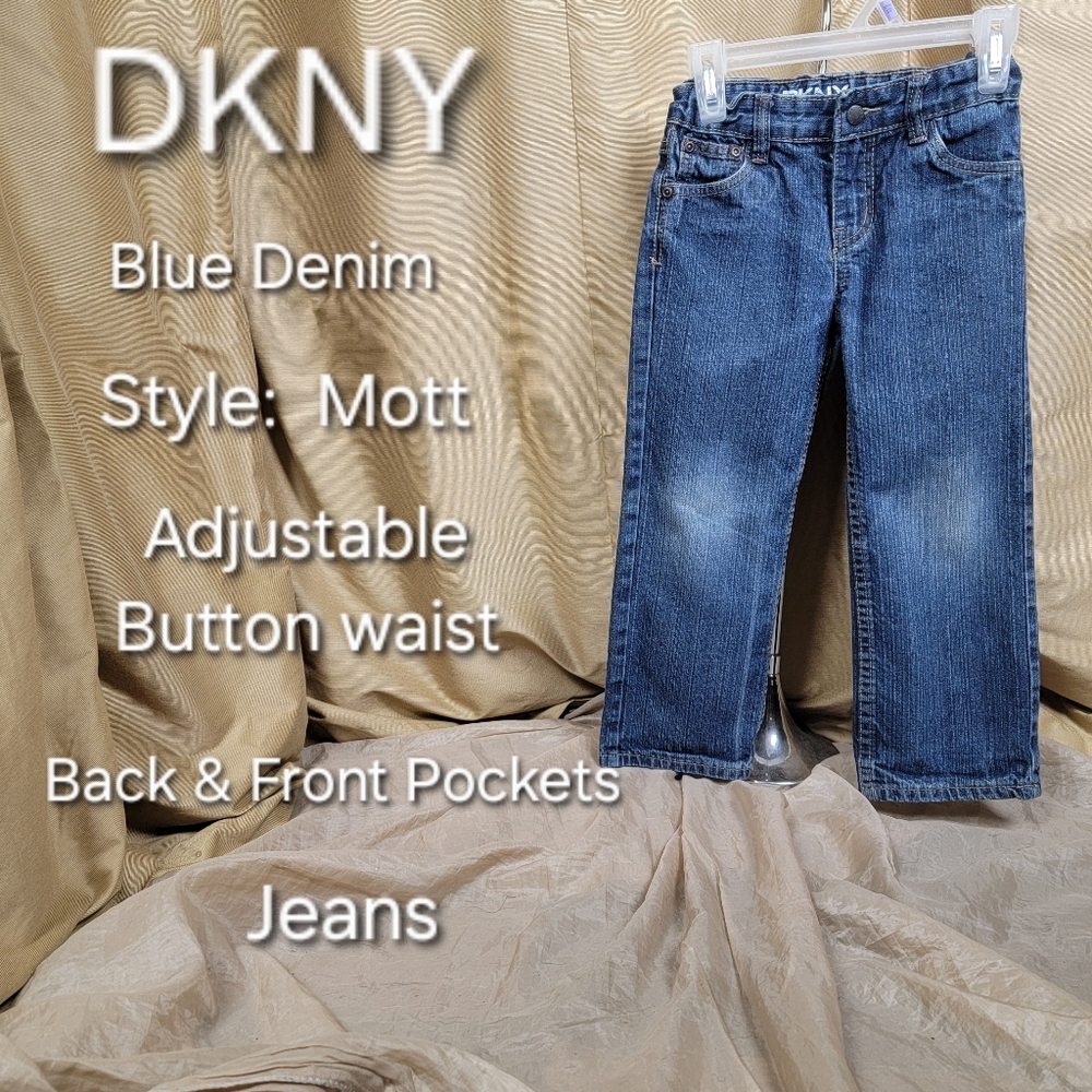 DKNY Mott Blue Denim Pants